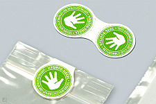 Sicherheitsetikett Dentaltechnik tamper-proof label, dental technology trader Sicherheitsetikett Dentaltechnik tamper-proof label, dental technology trader