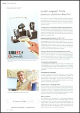 fz_ fachmagazin für Schmuck und Uhren 022014  Artikel RFID-Etiketten für Schmuck und Uhren
