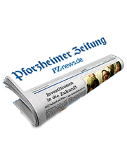 Titel Tageszeitung Pforzheimer Zeitung