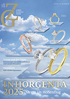 Goldschmiede-Zeitung_Titel_02_2025_Expertise fuer Etikettierung - alles aus einer Hand bei eXtra4