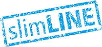 slimLINE Logo slimLINE logo weiss