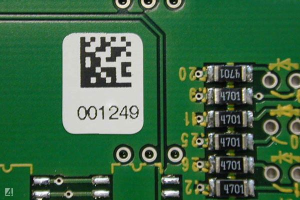 Teile-Identifikationsetikett Elektronik identification label electonic components