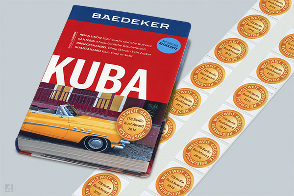Werbesticker Buchverlag promotion sticker, books of a publishing house Werbesticker Buchverlag promotion sticker, books of a publishing house